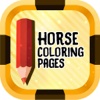Horse Coloring Pages - Free horse coloring books for kids and adult