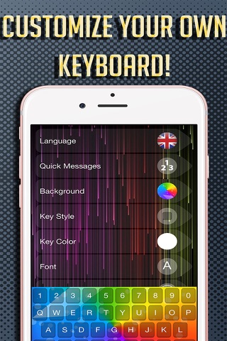 Custom Keyboard Changer – Color Keyboard Themes free with Glitter Backgrounds and Fancy Fonts screenshot 3