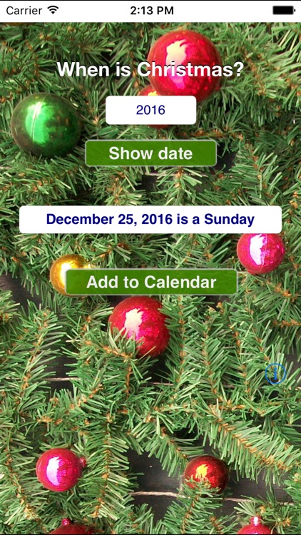 When is Christmas?