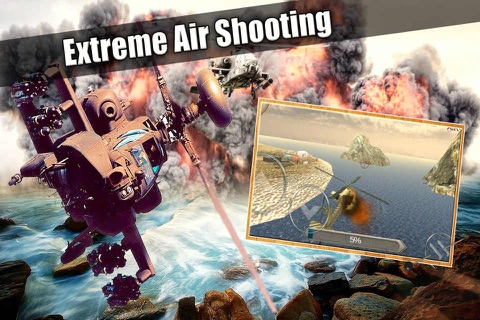 Gunship Sky Combat Storm - A modern clash of apache infinite warfare hellfire attack war shooting game screenshot 3