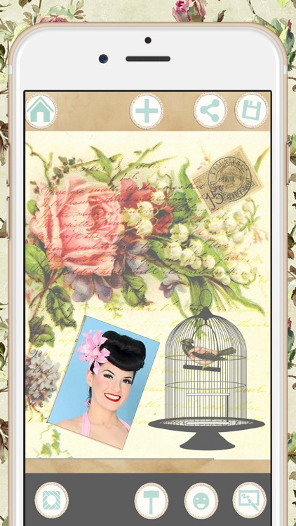 Vintage photo collage editor - Premium screenshot-4