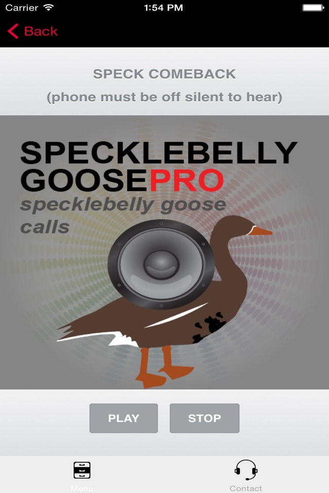 Specklebelly Goose Calls - Electronic Caller screenshot 2
