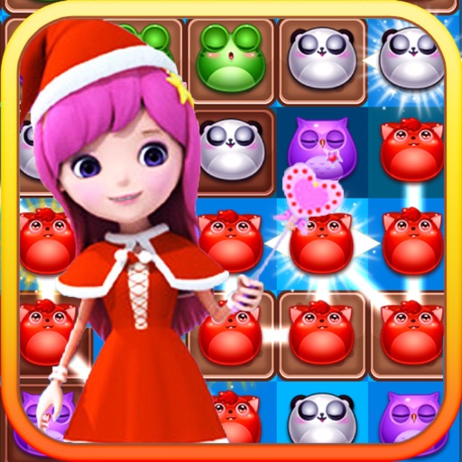 Lovely Pets Garden Mania:Match 3 Free Game Icon