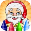 Christmas & New Year Painting 4 Kids HD - school children coloring drawings in holiday and sending to family & friends as greeting e-cards