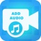 Icon Add Audio to Video - Add New, Remove, Change Music from video