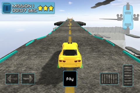3D Flying Car Parking Simulator: eXtreme Racing, Driving and Flight Game PRO screenshot 2