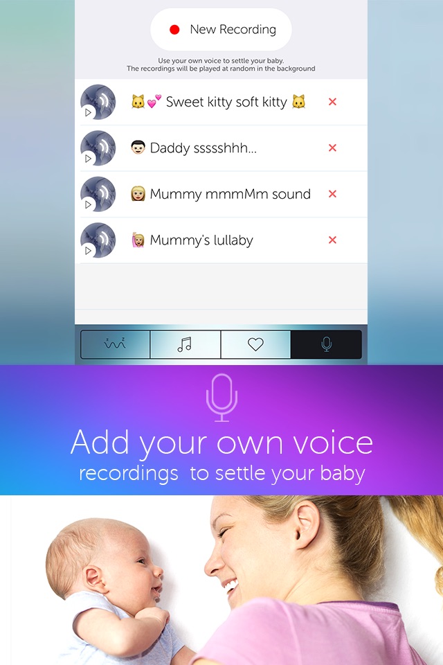 White Noise Machine - Sounds for Baby relaxation and help babies sleep screenshot 3