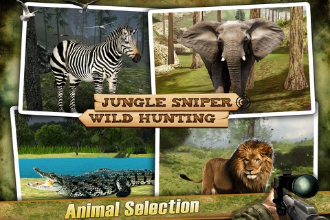 Jungle Sniper Wild Hunting 3D : Dark Forest Sniper Shooting Strike screenshot 2