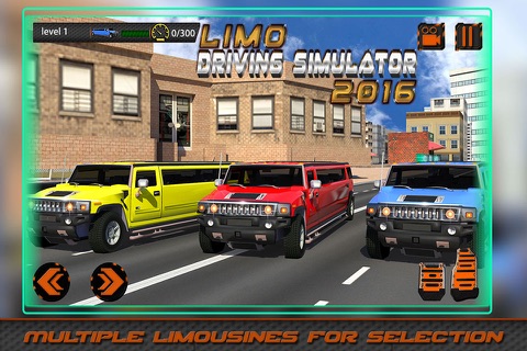 Limo Driving 3D Simulator 2016 screenshot 2