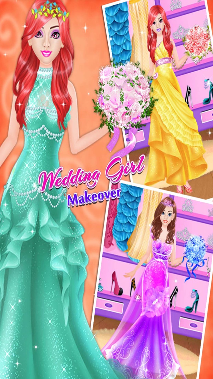 Wedding Girl Makeover - Dressup game for bride