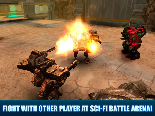 Battle MechWars PvP, game for IOS