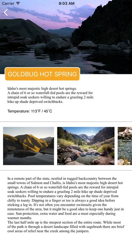 Idaho Spring - Hot Springs Soak Offline Map & Guide in Idaho