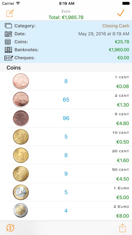MoneyList - Money Counter - Converter