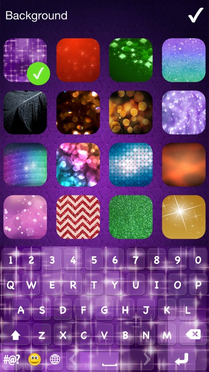 Sparkle Keyboard Skins – Girly Keyboards Changer with Glitter Background.s and Fonts