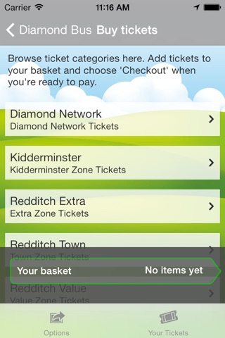 Diamond Bus M-Tickets screenshot 2