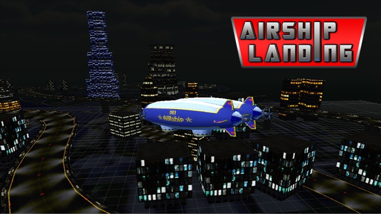 Airship Landing - Free Air plane Simulator Game screenshot-3