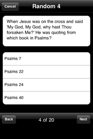 Bible Quiz screenshot 3