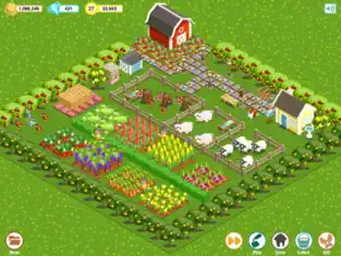 Skærmbillede 1 Crazy Farm Harvest - Virtual Town Village Saga iphone