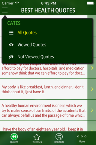 Best Health Quotes screenshot 4