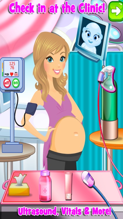 My Newborn Baby & Mommy - Kids Pregnancy Care & Maternity Games