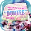 Daily Quotes Inspirational Maker “ Flower in the Garden ” Fashion Wallpaper Themes Pro