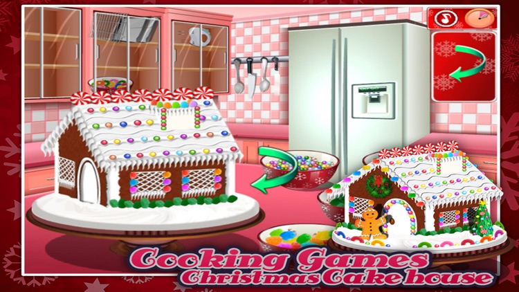 Cooking Games：Christmas Cake Hous