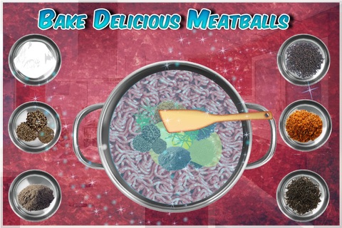 Meatballs Cooking – Bake cheesy food in this chef game for kids screenshot 4