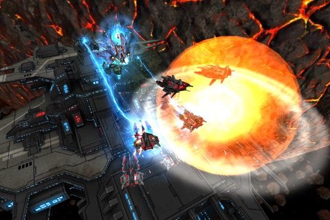 Space Ships WAR: 3D Battles TD screenshot 2