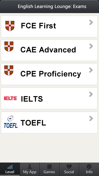 How to cancel & delete English Learning Lounge Exams from iphone & ipad 1