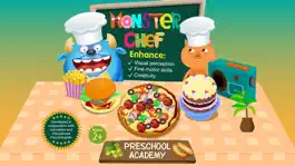 Game screenshot Monster Chef - Baking and cooking with cute monsters - Preschool Academy educational game for children apk