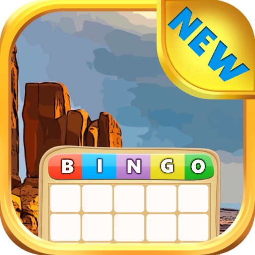 National Parks Bingo - United States Parks and Bingo All In One Icon