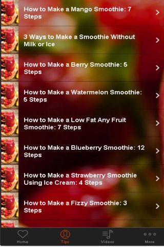 Fruit Smoothie Recipes - Learn How To Make a Smoothie screenshot 3