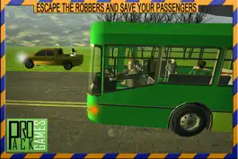 Game screenshot Mountain bus driving & dangerous robbers attack - Escape & drop your passengers safely mod apk