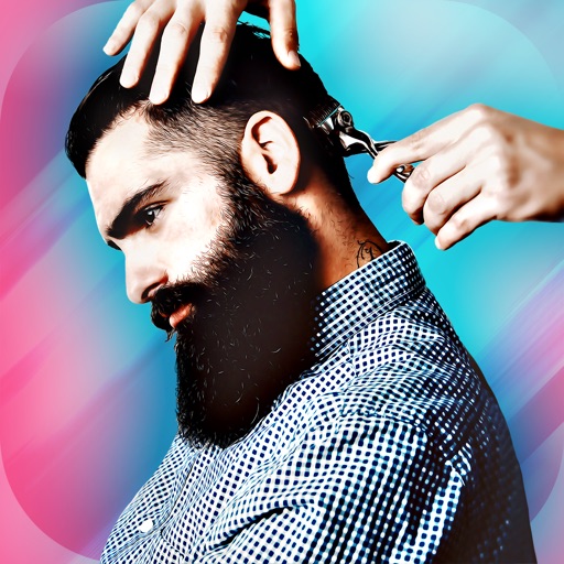 BarberShop - Facial Stickers for Cool Beard, Mustaches or Hair-Style.s for Men
