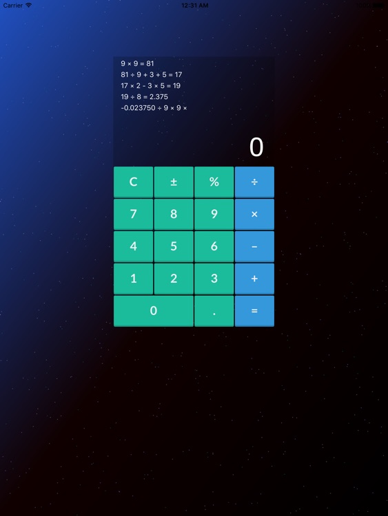 Mini Calculator for iPad - Pro