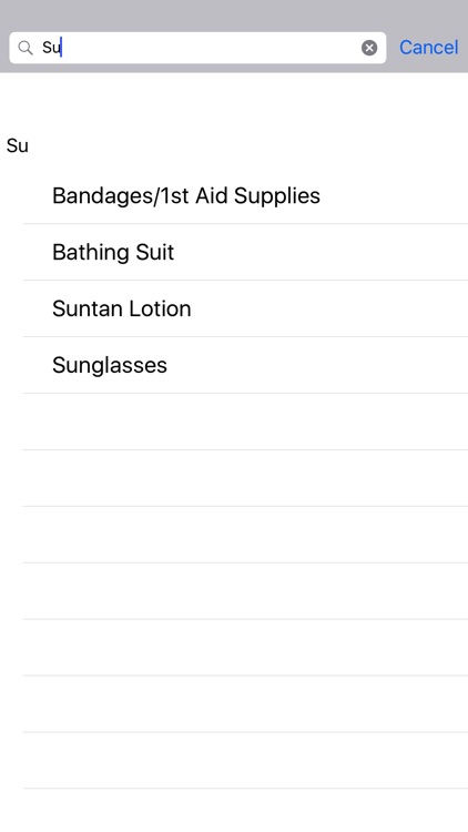Vacation Packing List screenshot-3