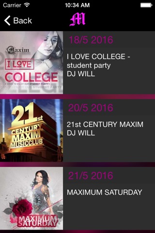 Maxim Music Club screenshot 2