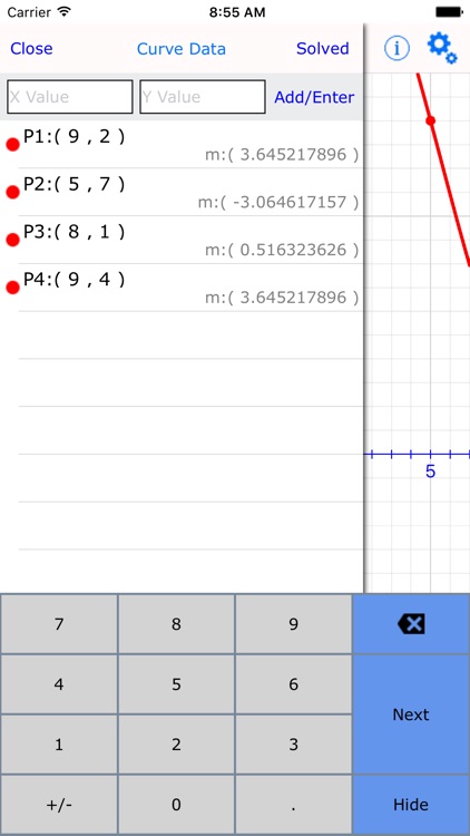 Curve Fit Graph Calc Lite