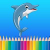 Under the Sea - Coloring Book for Kids - All Pages Coloring and Painting Animals Book Games Free HD