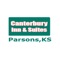 Welcome to the independent, customer-focused Canterbury Inn and Suites, a comfortable, clean and affordable place to stay in Parsons, Kansas