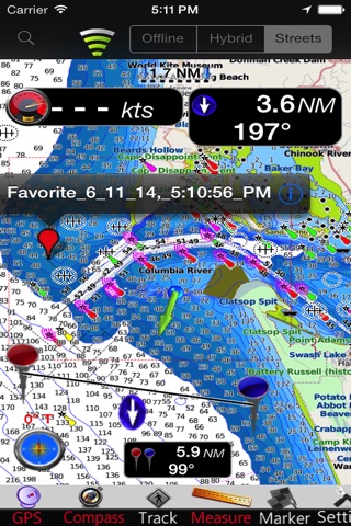 Oregon GPS Nautical Charts screenshot 3