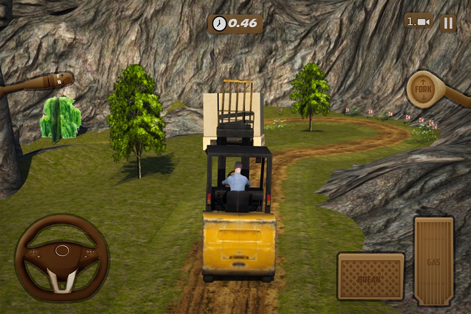 Extreme Cargo Transport Truck Driver & Forklift Crane Operator Game screenshot 3