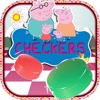 Checkers Boards Puzzle Pro - “ Peppa Pig Games with Friends Edition ”