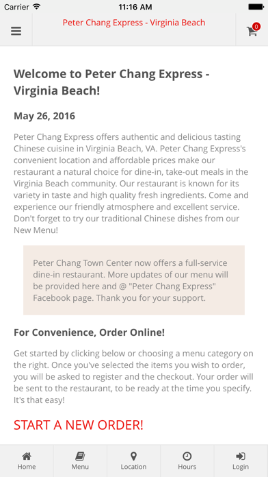 How to cancel & delete Peter Chang Express - Virginia Beach from iphone & ipad 1