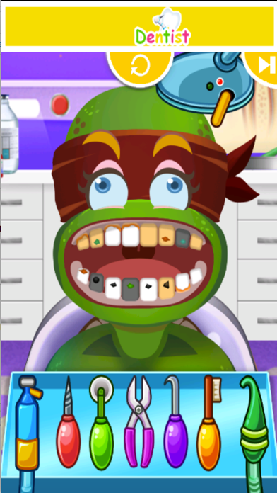 How to cancel & delete Crazy Ninja Dentist - fun baby kids teeth shave games for boys and girls from iphone & ipad 1