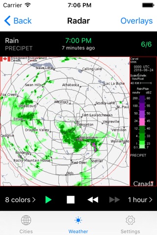 WeatherEh - using Environment Canada weather data to show Canada weather forecast & radar screenshot 3