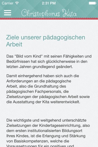 Die Christophorus Kita App screenshot 2