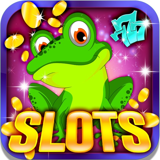 Reptile Fun Slots: Hit the special frog jackpot by playing the new digital coin gambling Icon