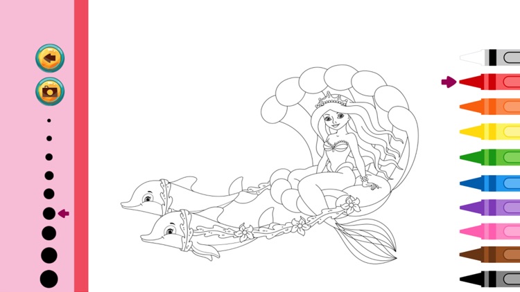 Mermaid Coloring Book - Painting Game for Kids