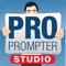 Developed by professional teleprompter manufacturer Bodelin Technologies, ProPrompter Studio is made exclusively for IOS 7 devices and is based on the original ProPrompter App but with an expanded feature set for reliable multiple iPads prompting for multiple cameras not found in other teleprompter apps